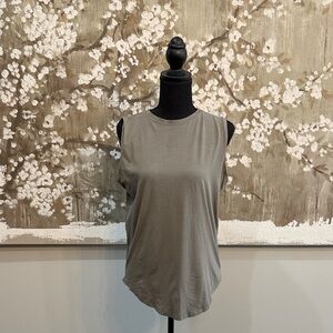 Lululemon Sleeveless Gray Muscle Tee